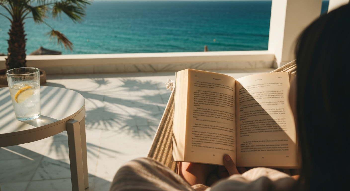 Lesen in der Hängematte